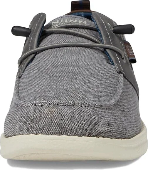 Nunn Bush Brewski Moc Toe Slip-on with Elastic Bungee Men's Shoes Gray : 7 M (D), Textile/Synthetic/Canvas - Image 5