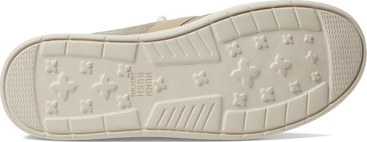 Nunn Bush Brewski Moc Toe Slip-on with Elastic Bungee Men's Shoes Stone : 7 M (D), Textile/Synthetic/Canvas - Image 3