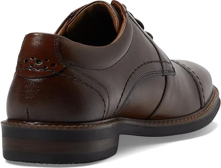 Nunn Bush Calderone Cap Toe Oxford Men's Lace Up Wing Tip Shoes Black : 10.5 M (D), Leather - Image 9