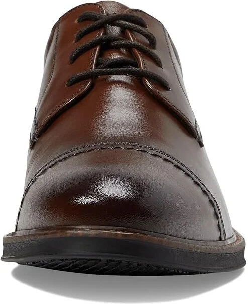 Nunn Bush Calderone Cap Toe Oxford Men's Lace Up Wing Tip Shoes Black : 10.5 M (D), Leather - Image 10