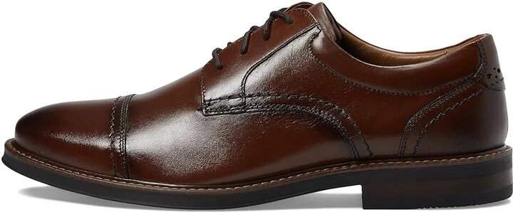 Nunn Bush Calderone Cap Toe Oxford Men's Lace Up Wing Tip Shoes Black : 10.5 M (D), Leather - Image 11