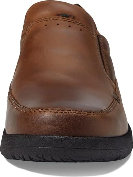 Nunn Bush Cam Moc Toe Slip-On Men's Slip-on Dress Shoes Brown Crazy Horse : 7 M (D), Leather - Image 6