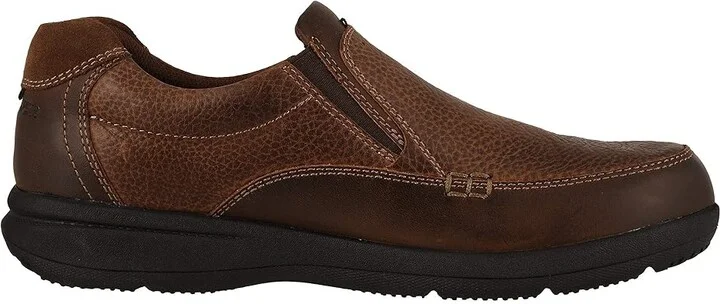 Nunn Bush Cam Moc Toe Slip-On Men's Slip-on Dress Shoes Brown Crazy Horse : 7 M (D), Leather - Image 8