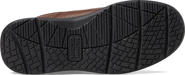 Nunn Bush Cam Moc Toe Slip-On Men's Slip-on Dress Shoes Cognac Tumbled Leather : 7 M (D) - Image 4