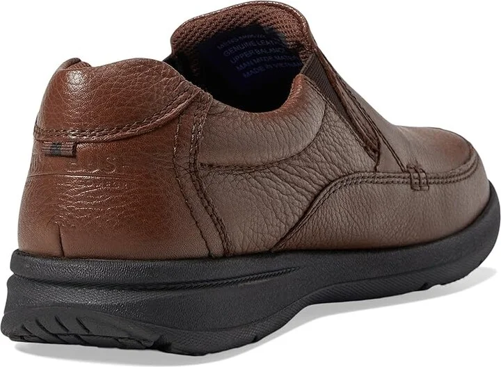 Nunn Bush Cam Moc Toe Slip-On Men's Slip-on Dress Shoes Cognac Tumbled Leather : 7 M (D) - Image 5