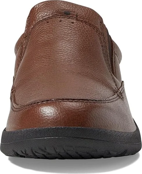 Nunn Bush Cam Moc Toe Slip-On Men's Slip-on Dress Shoes Cognac Tumbled Leather : 7 M (D) - Image 6