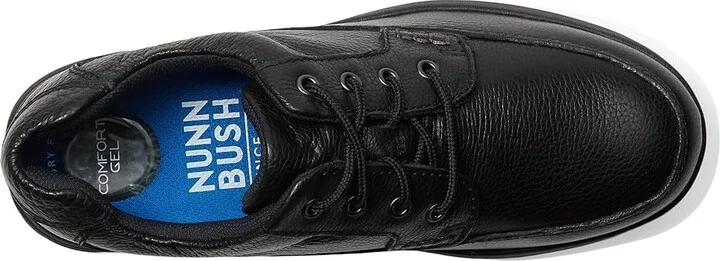 Nunn Bush Cam Oxford Casual Walking Shoe Men's Lace up casual Shoes Black Tumbled Leather : 7 M (D) - Image 3