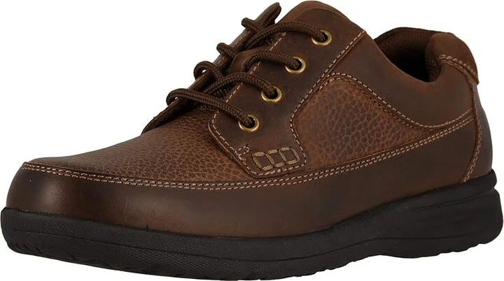 Nunn Bush Cam Oxford Casual Walking Shoe Men's Lace up casual Shoes Brown Crazy Horse : 7 M (D), Leather - Image 2