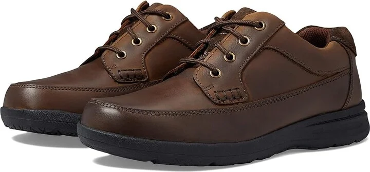 Nunn Bush Cam Oxford Casual Walking Shoe Men's Lace up casual Shoes Brown Crazy Horse : 7 M (D), Leather