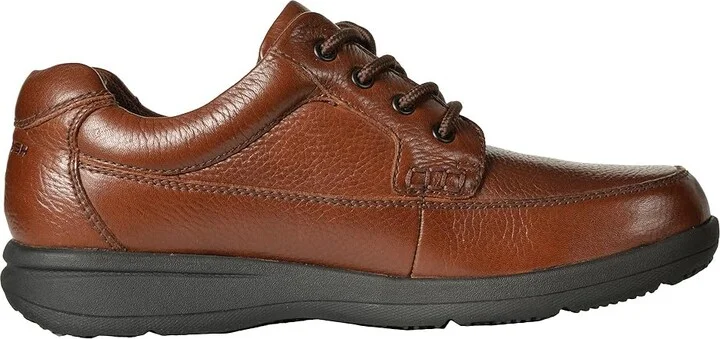 Nunn Bush Cam Oxford Casual Walking Shoe Men's Lace up casual Shoes Cognac Tumbled Leather : 7 M (D) - Image 8