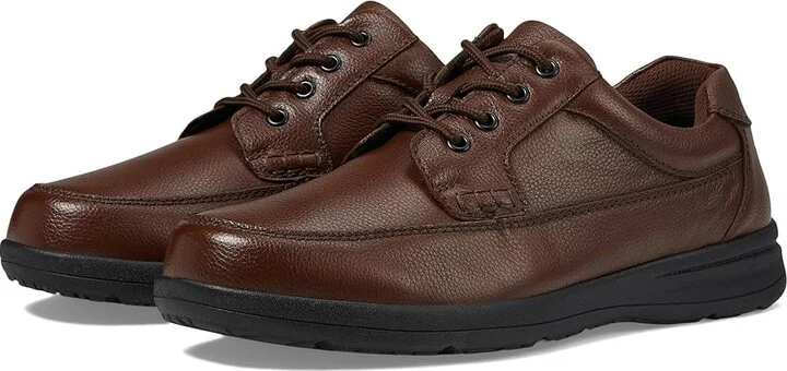 Nunn Bush Cam Oxford Casual Walking Shoe Men's Lace up casual Shoes Cognac Tumbled Leather : 7 M (D)