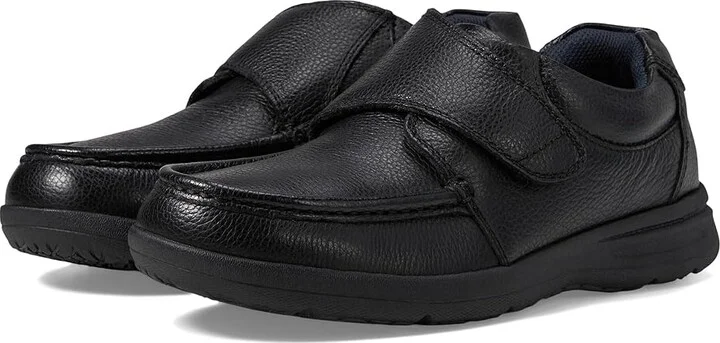 Nunn Bush Cam Velcro Men's Shoes Black : 7 M (D), Leather
