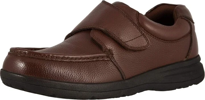 Nunn Bush Cam Velcro Men's Shoes Brown : 7 M (D), Leather - Image 2