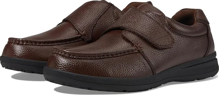 Nunn Bush Cam Velcro Men's Shoes Brown : 7 M (D), Leather