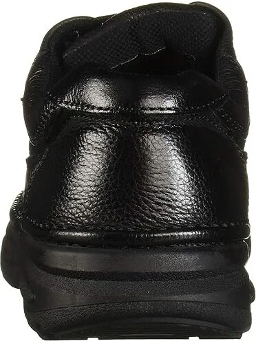 Nunn Bush Cameron Comfort Walking Oxford Men's Lace Up Moc Toe Shoes Black Tumbled Leather : 8 W (EE) - Image 4