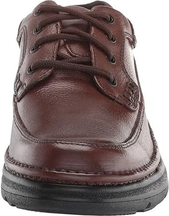 Nunn Bush Cameron Comfort Walking Oxford Men's Lace Up Moc Toe Shoes Brown Tumbled Leather : 7 M (D) - Image 5