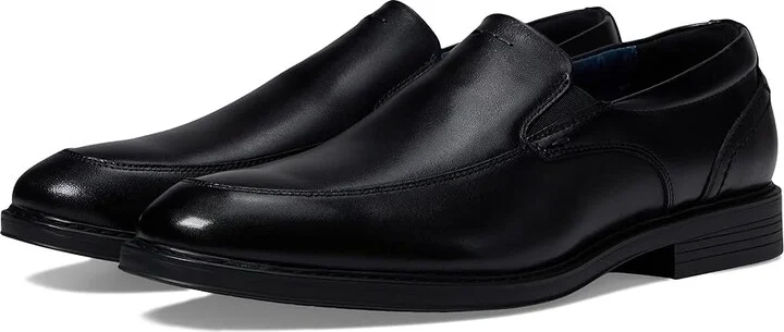 Nunn Bush Centro Flex Moccasin Toe Loafer Slip-On Men's Shoes Black : 7 M (D), Leather/Synthetic