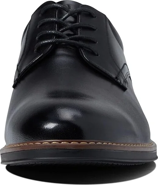 Nunn Bush Centro Flex Plain Toe Oxford Men's Shoes Black : 7 M (D), Synthetic/Leather - Image 5