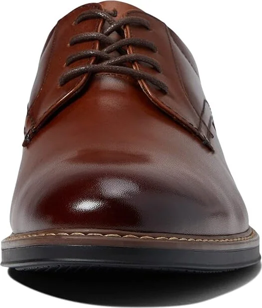 Nunn Bush Centro Flex Plain Toe Oxford Men's Shoes Cognac : 7.5 M (D), Synthetic/Leather - Image 5