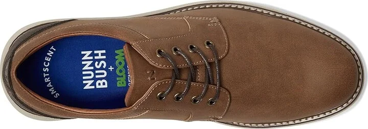Nunn Bush Chase 2.0 Casual Plain Toe Oxford Contemporary Lace-Up Men's Shoes Cognac : 8 M (D), Leather - Image 2