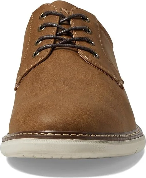 Nunn Bush Chase 2.0 Casual Plain Toe Oxford Contemporary Lace-Up Men's Shoes Cognac : 8 M (D), Leather - Image 5