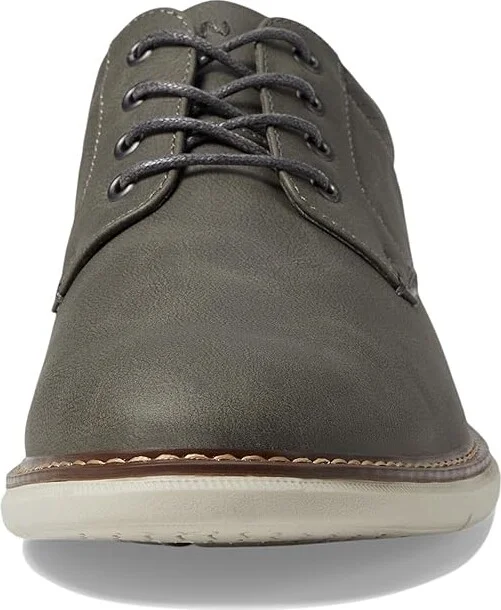 Nunn Bush Chase 2.0 Casual Plain Toe Oxford Contemporary Lace-Up Men's Shoes Gray : 9 M (D), Leather - Image 5