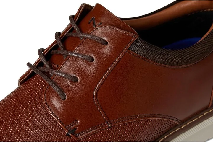 Nunn Bush Chase 2.0 Wingtip Oxford Casual Contemporary Lace Up Men's Shoes Cognac : 7.5 M (D), Faux Leather - Image 7