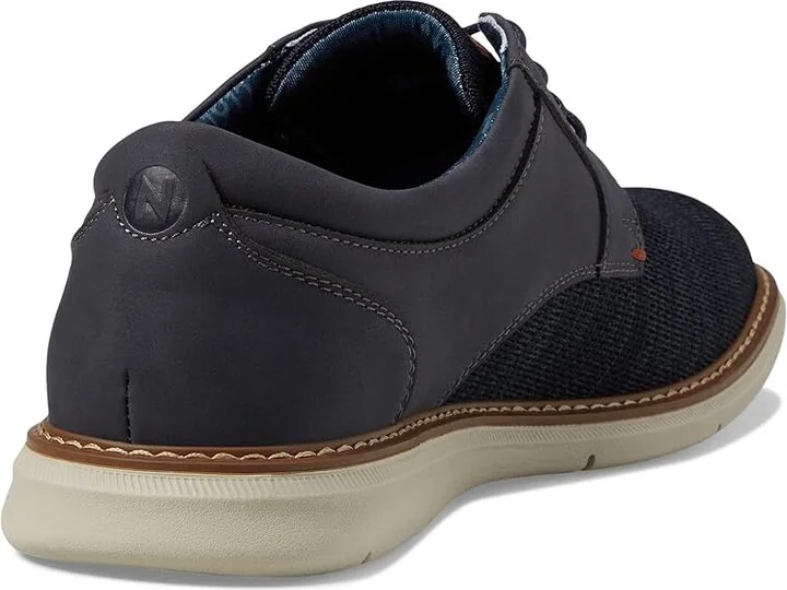Nunn Bush Chase Knit Plain Toe Oxford Lightweight Breathable Versatile Lace Up Men's Shoes Navy : 7.5 M (D), Synthetic - Image 4