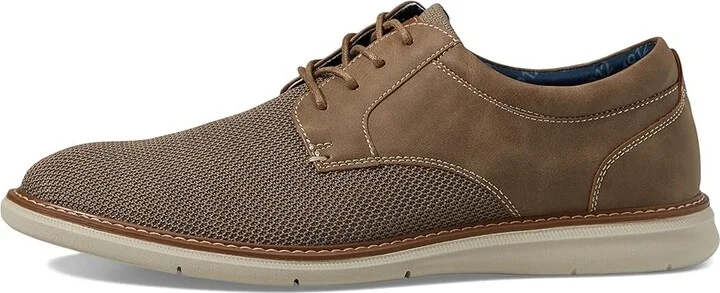 Nunn Bush Chase Knit Plain Toe Oxford Lightweight Breathable Versatile Lace Up Men's Shoes Taupe : 9.5 M (D), Synthetic - Image 6