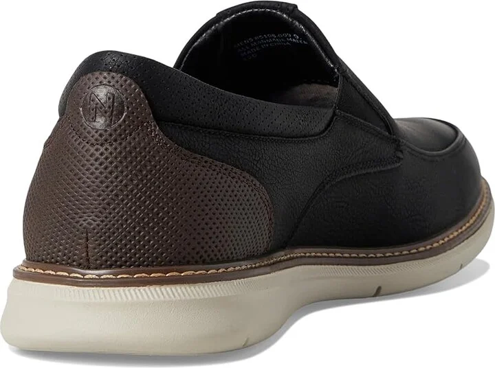 Nunn Bush Chase Moccasin Toe Slip-On Lightweight Contemporary Loafer Men's Shoes Black 1 : 9.5 M (D) - Image 4