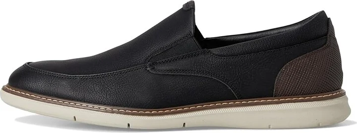 Nunn Bush Chase Moccasin Toe Slip-On Lightweight Contemporary Loafer Men's Shoes Black 1 : 9.5 M (D) - Image 6
