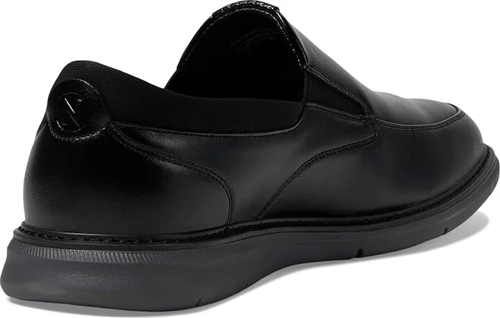 Nunn Bush Chase Moccasin Toe Slip-On Lightweight Contemporary Loafer Men's Shoes Black : 12 W (EE) - Image 4