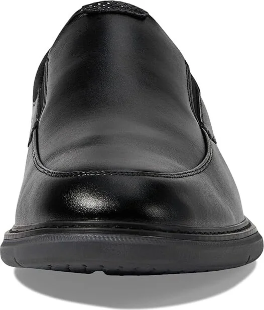 Nunn Bush Chase Moccasin Toe Slip-On Lightweight Contemporary Loafer Men's Shoes Black : 12 W (EE) - Image 5