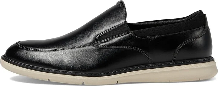 Nunn Bush Chase Moccasin Toe Slip-On Lightweight Contemporary Loafer Men's Shoes Black : 8 M (D) - Image 6