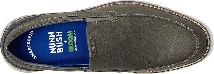 Nunn Bush Chase Moccasin Toe Slip-On Lightweight Contemporary Loafer Men's Shoes Gray : 10 M (D) - Image 2