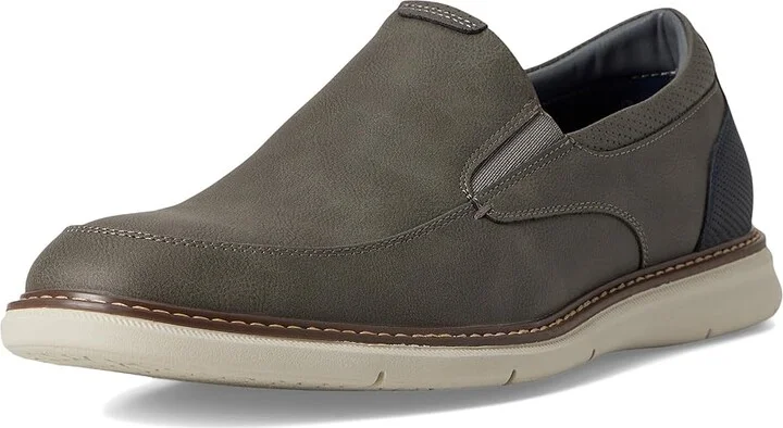 Nunn Bush Chase Moccasin Toe Slip-On Lightweight Contemporary Loafer Men's Shoes Gray : 10 M (D) - Image 5