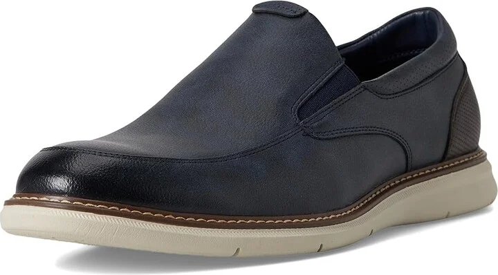 Nunn Bush Chase Moccasin Toe Slip-On Lightweight Contemporary Loafer Men's Shoes Navy : 10 M (D) - Image 5