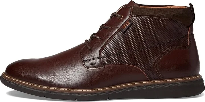 Nunn Bush Chase Plain Toe Chukka Contemporary Fashion Boot Men's Boots Brandy : 10.5 M (D) - Image 6