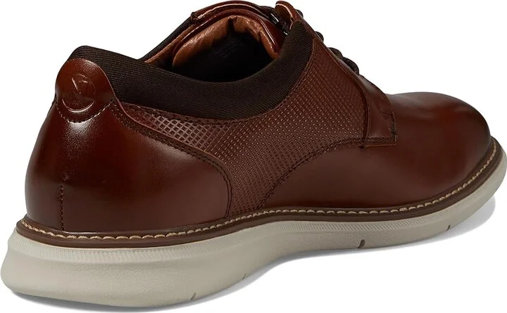 Nunn Bush Chase Plain Toe Oxford Men's Lace-up Boots Cognac : 8.5 M (D), Vinyl - Image 4