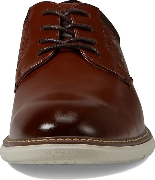 Nunn Bush Chase Plain Toe Oxford Men's Lace-up Boots Cognac : 8.5 M (D), Vinyl - Image 5