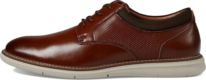Nunn Bush Chase Plain Toe Oxford Men's Lace-up Boots Cognac : 8.5 M (D), Vinyl - Image 6