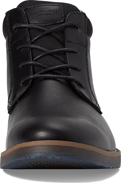 Nunn Bush Circuit DC Plain Toe Chukka Men's Shoes Black : 7.5 M (D), Synthetic - Image 2