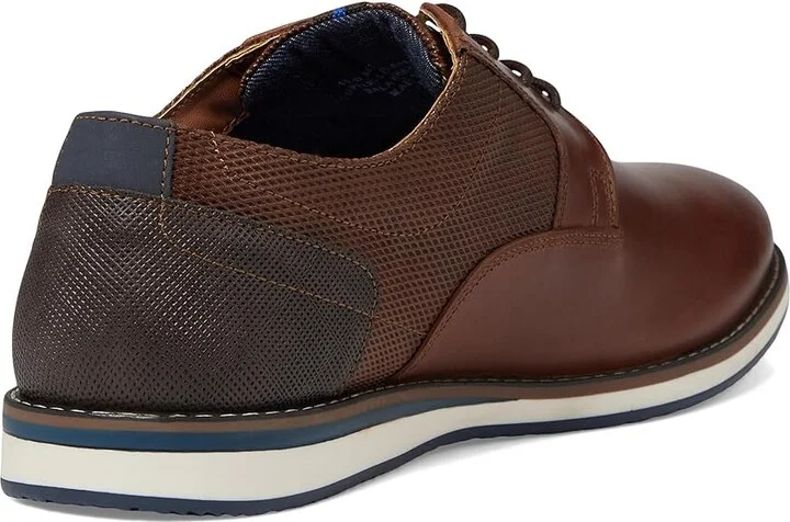 Nunn Bush Circuit Plain Toe Oxford Men's Shoes Brandy : 7 M (D), Synthetic/Leather - Image 4