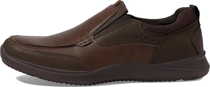 Nunn Bush Conway Casual Slip-On Men's Shoes Dark Brown : 7 M (D), Synthetic - Image 6