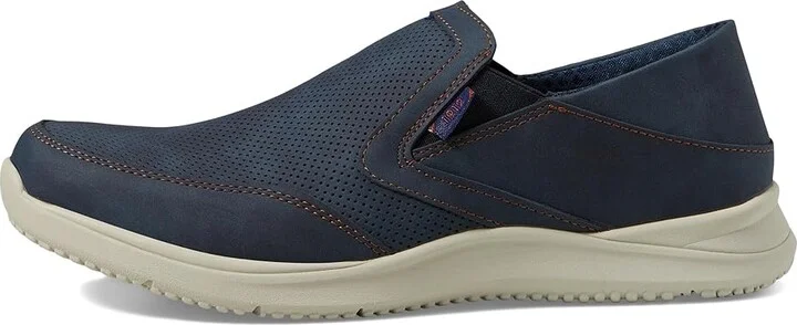 Nunn Bush Conway EZ Moccasin Toe Slip-On Easy Slip-In Loafer Men's Lace-up Boots Navy : 9.5 M (D), Synthetic - Image 6