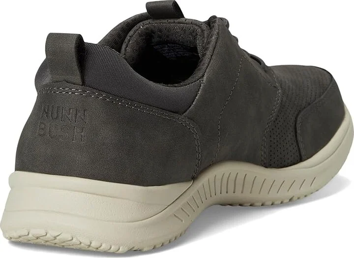 Nunn Bush Conway Moccasin Toe Oxford Casual Lace Up Lightweight Athletic Style Men's Lace-up Boots Grey : 8.5 W (EE), Synthetic - Image 4