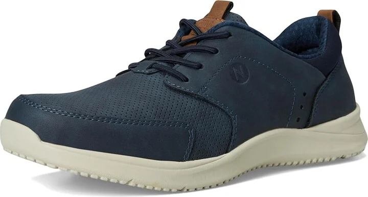 Nunn Bush Conway Moccasin Toe Oxford Casual Lace Up Lightweight Athletic Style Men's Lace-up Boots Navy : 7 M (D), Synthetic - Image 5
