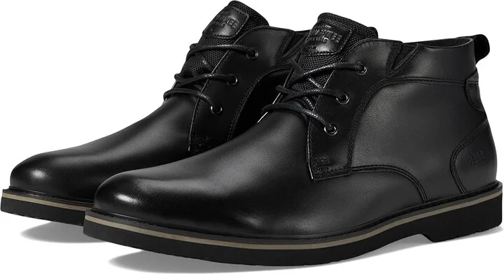 Nunn Bush Denali Plain Toe Chukka Men's Boots Black : 7 M (D), Leather