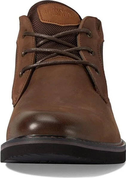 Nunn Bush Denali Plain Toe Chukka Men's Boots Brown Crazy Horse : 7 M (D), Leather - Image 2