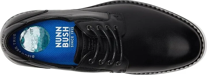 Nunn Bush Denali Plain Toe Oxford Men's Shoes Black : 7 M (D), Leather - Image 2